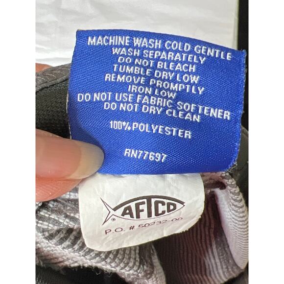 American Fishing Tackle Co size 32 shorts gray snap pockets outdoors - Picture 4 of 8